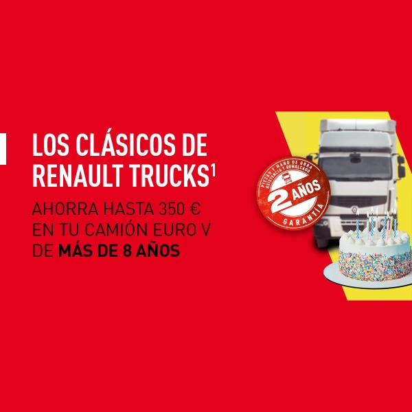 AGON TRUCK CENTERS Promociones LOS CLÁSICOS DE RENAULT TRUCKS